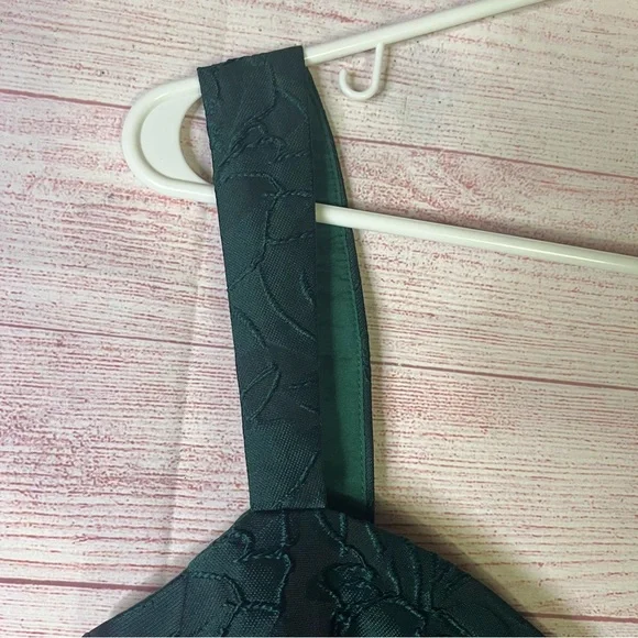 Rihoas Green Sweetheart Neck Jacquard Midi Dress Size Small | 4‎ - Picture 6 of 12